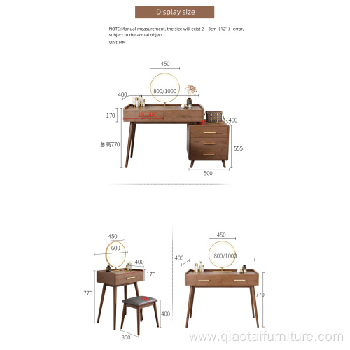 Modern Luxury Solid wood dressers with mirror